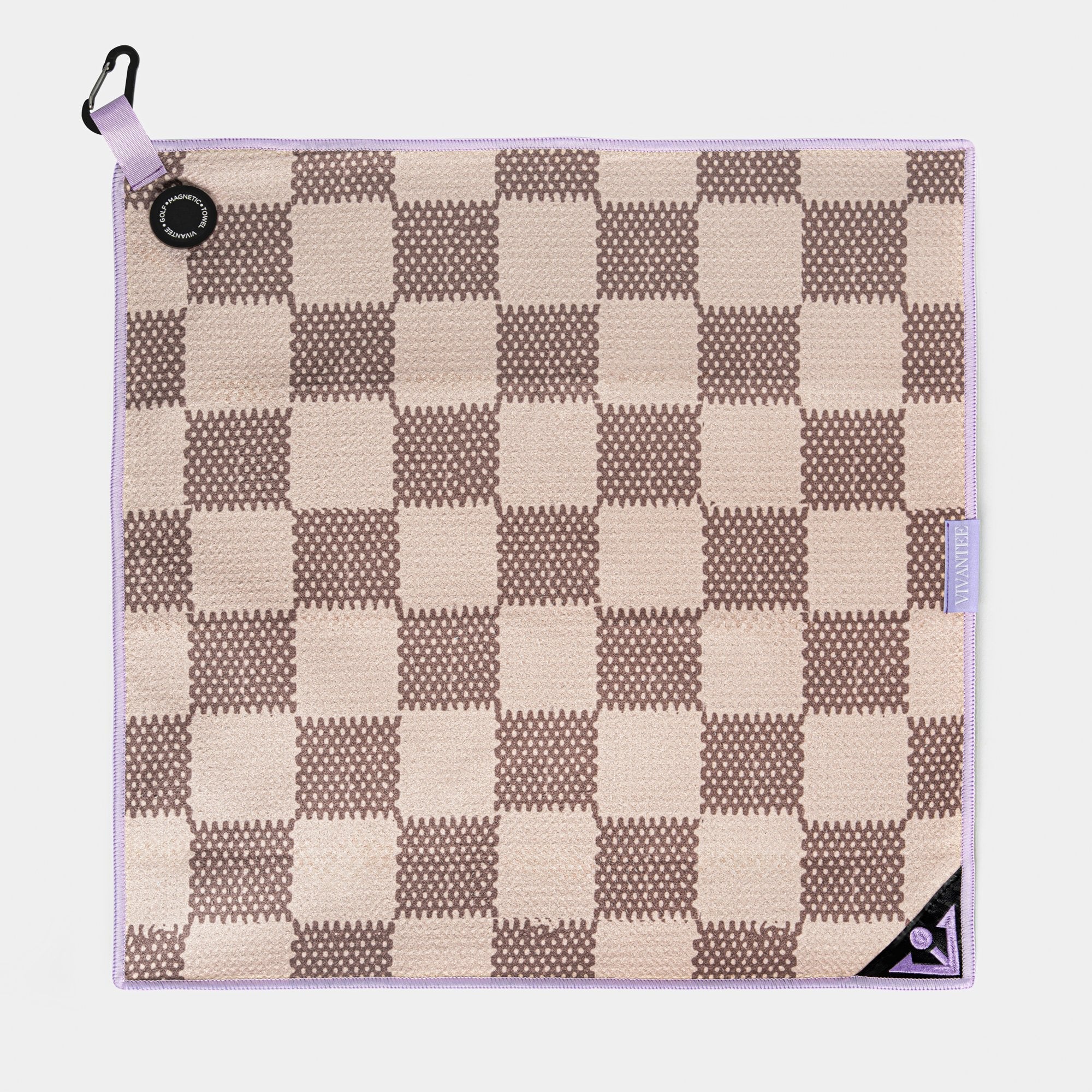 5th Ave Fabric | Checkered Magnetic Golf Towel