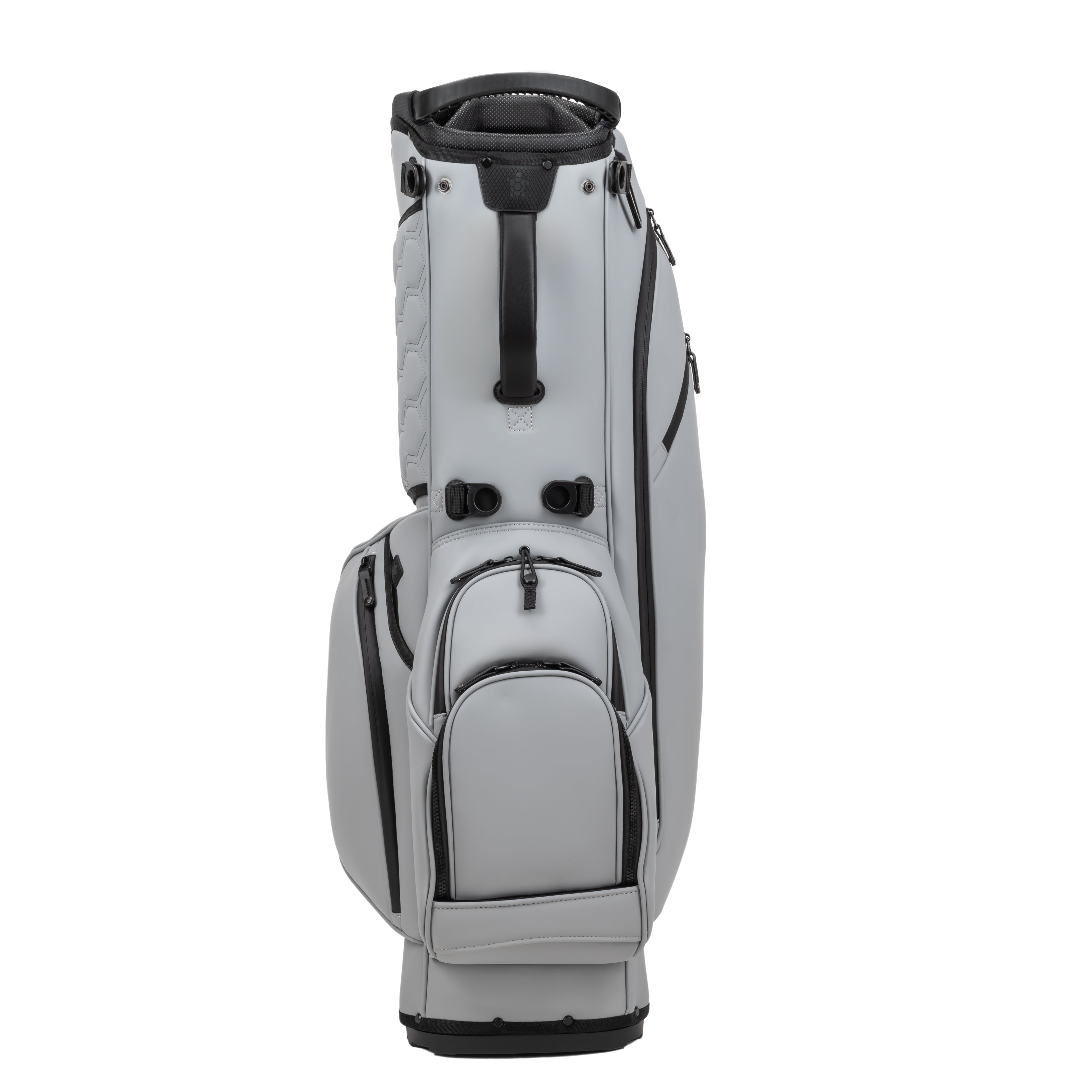 LUX 9.5" 14-Way Hybrid Stand Bag: Fossil (Gray)