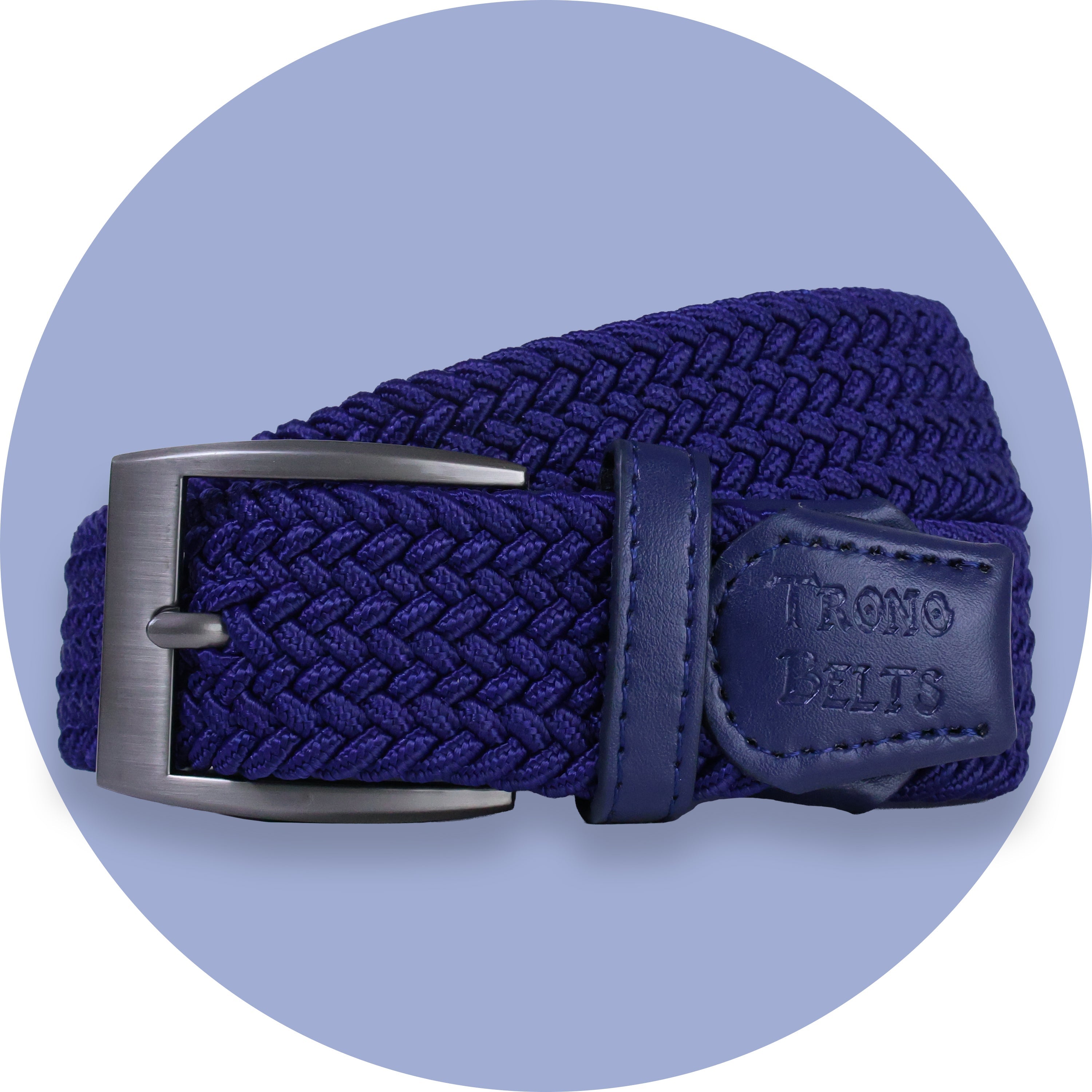 Navy Blue Premium Stretch Belt