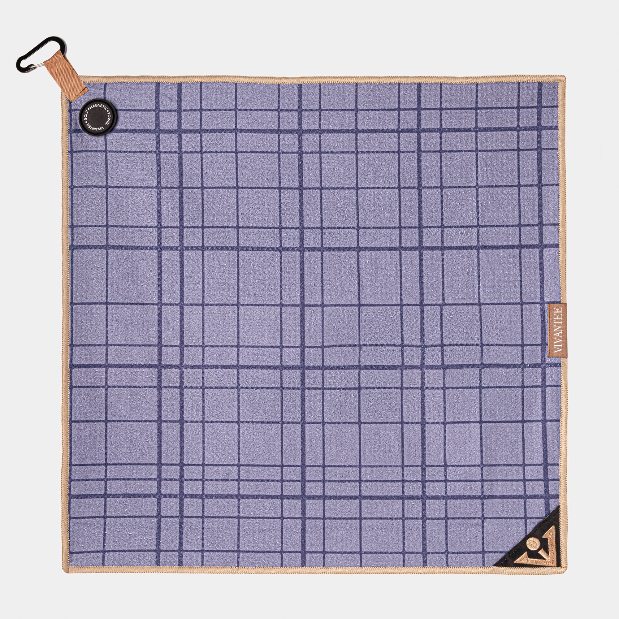 Gotham Grid | Blue Magnetic Golf Towel