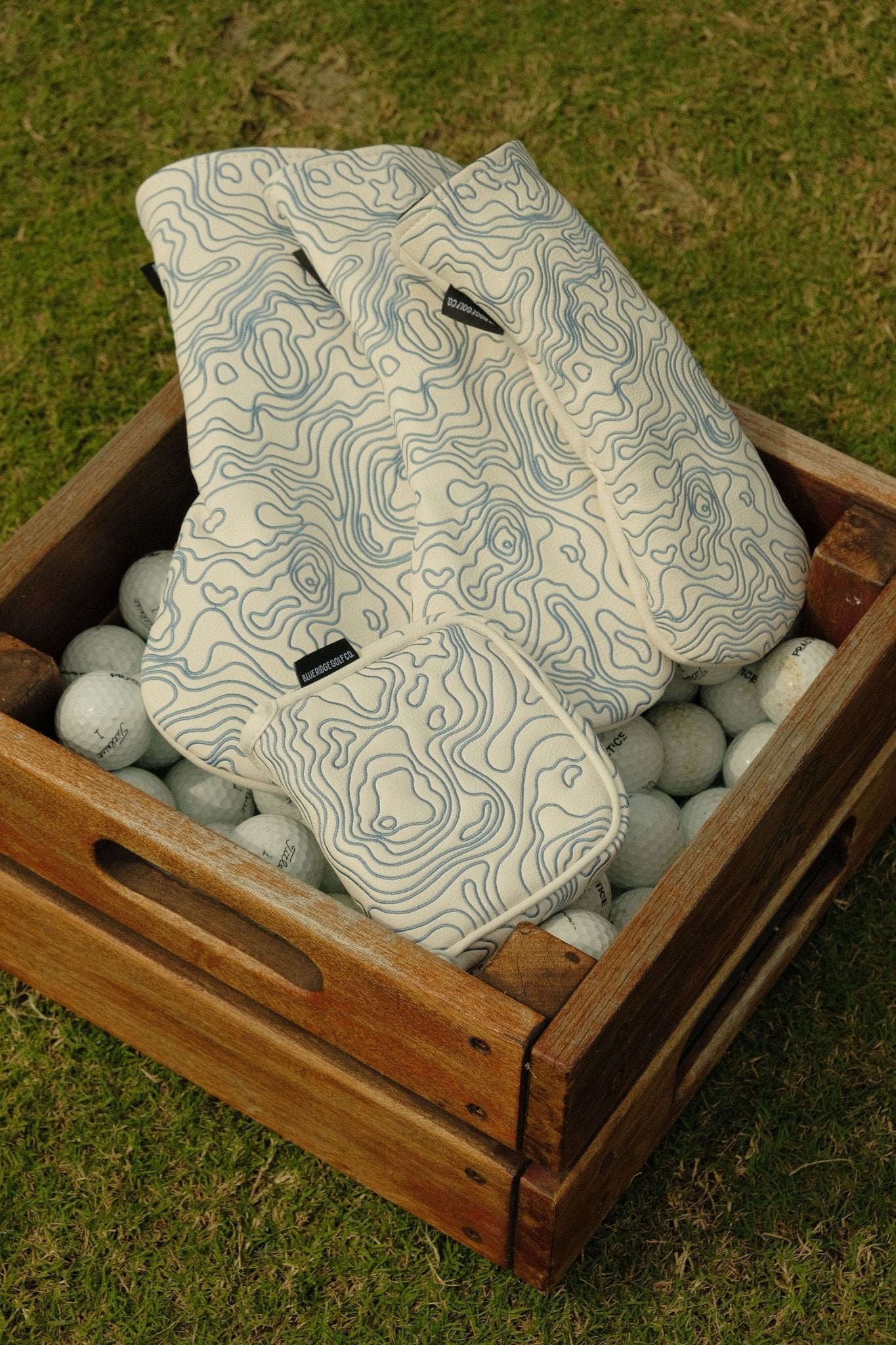 Topographic Edition - Pure White / Embroidered Carolina Blue